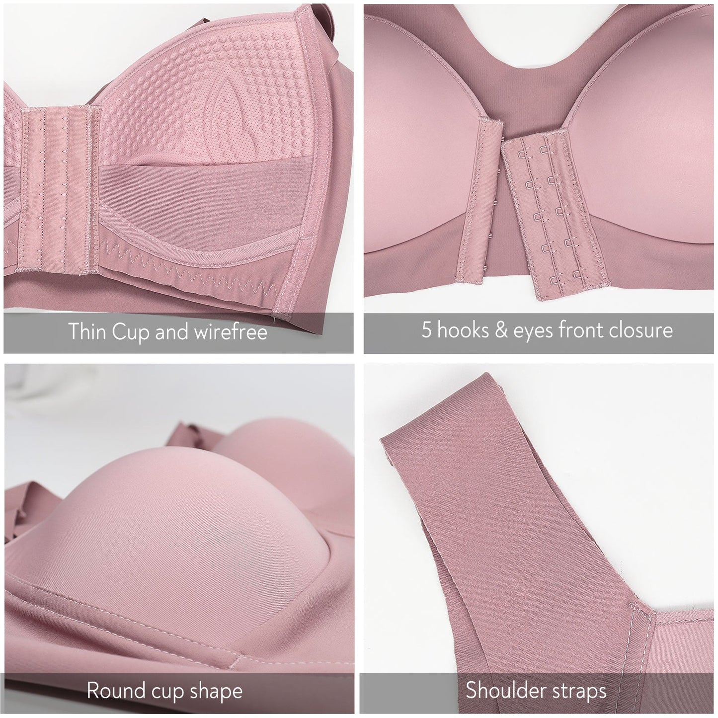 Mellifluous Front Closure Bra zbrasonline