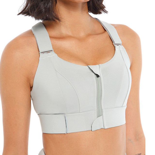 Amabilis Front Zip Sports Bra zbrasonline