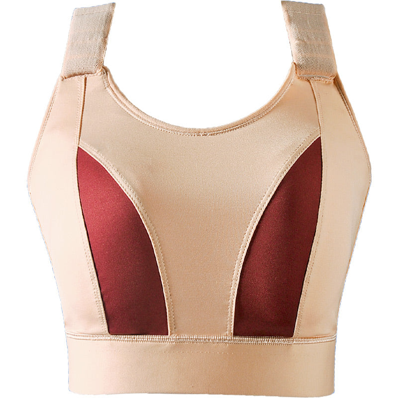 Full Coverage Cross Strap Sports Bra zbrasonline